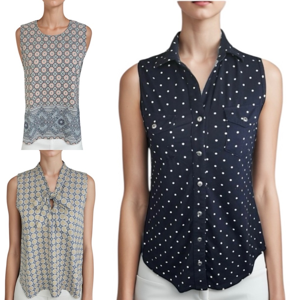 Paper moon market & spruce Women’s Blouse Bundle Lot